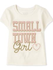 Baby And Toddler Girls Small Town Girl Graphic Tee