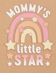 Camiseta con estampado de mamá para bebés y niñas pequeñas