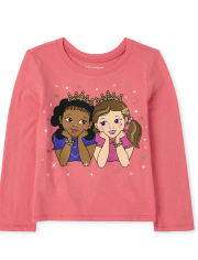Baby And Toddler Girls Princess Graphic Tee