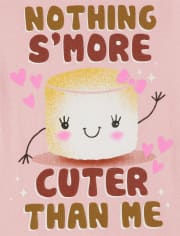 T-shirt graphique S'more pour bébé et toute-petite fille