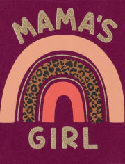 Baby And Toddler Girls Mama's Girl Graphic Tee