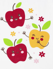 Toddler Girls Apple Graphic Tee 2-Pack