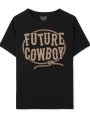 Camiseta estampada Future Cowboy para bebés y niños pequeños