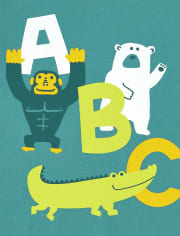 Baby And Toddler Boys Animal Graphic Tee