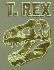 Paquete de 3 camisetas con gráfico de dinosaurio para niños
