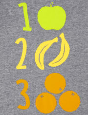 T-shirt graphique de comptage pour bébés et tout-petits garçons