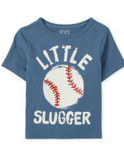 Baby And Toddler Boys Baseball Graphic Tee