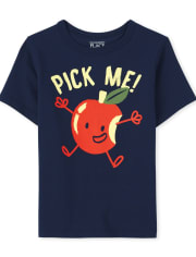 Baby And Toddler Boys Apple Graphic Tee