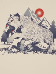 Pack de 2 camisetas con estampado de animales para niños