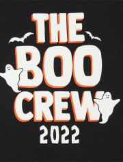 Unisex Baby And Toddler Matching Family Glow Boo Crew Graphic Tee