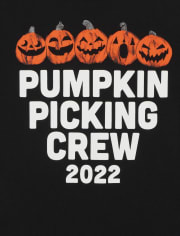 Unisex Baby And Toddler Matching Family Pumpkin Picking Graphic Tee