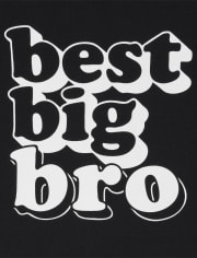 Baby And Toddler Boys Best Big Bro Graphic Tee