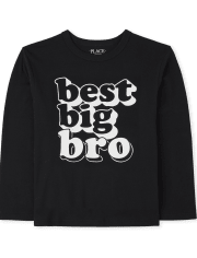 Baby And Toddler Boys Best Big Bro Graphic Tee