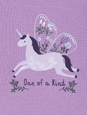 Baby Girls Unicorn Bodysuit 4-Pack