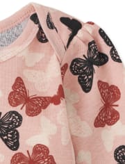Body de mariposa para bebé niña, paquete de 4