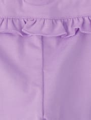 Baby Girls Floral Ruffle Pants 2-Pack