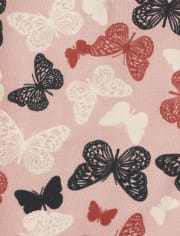 Baby Girls Butterfly Ruffle Pants 2-Pack