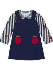 Baby Girls Apple 2-Piece Playwear Set