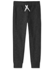 Pantalon de jogging en molleton chiné pour garçon