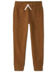 Pantalones jogger de vellón marled para niños
