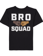 Camiseta con gráfico Bro Squad para niños