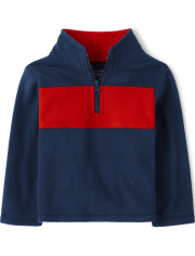 Toddler Boys Colorblock Glacier Fleece Half Zip Pullover