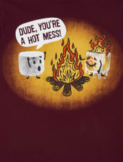 Boys Marshmallow Graphic Tee
