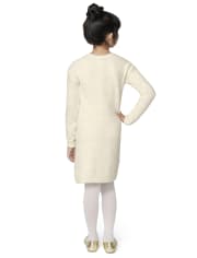 Girls Sequin Sweater Dress