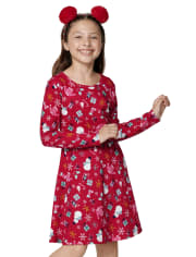 Girls Print Everyday Dress