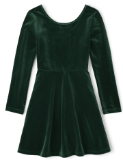 Girls Velour Dress