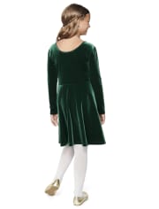 Girls Velour Dress