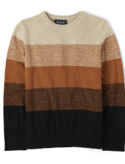 Boys Ombre Striped Sweater