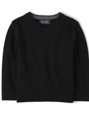 Toddler Boys V-Neck Sweater