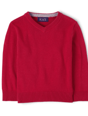 Toddler Boys V-Neck Sweater