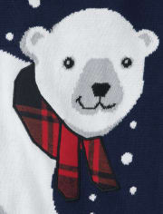 Baby And Toddler Boys Polar Bear Intarsia Sweater