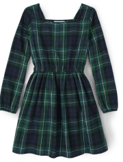 Vestido a cuadros para niñas