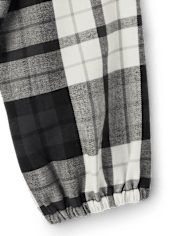 Girls Plaid Smocked Top