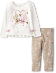 Toddler Girls Leopard 2-Piece Set