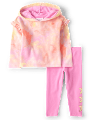 Toddler Girls Tie Dye Star 2-Piece Set