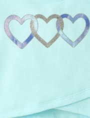 Toddler Girls Tie Dye Heart 2-Piece Set