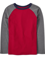 Boys Colorblock Raglan Top