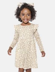 Baby And Toddler Girls Leopard Everyday Dress