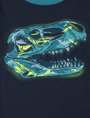 Boys Dino Snug Fit Cotton Pajamas