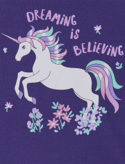 Pijama Niña Unicornio Algodón Snug Fit