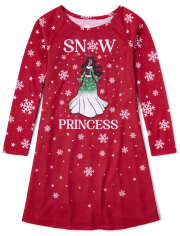 Girls Snow Princess Nightgown