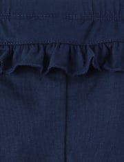 Baby Girls Floral Ruffle Pants 2-Pack