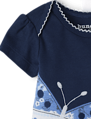 Lot de 5 cache-couches papillon bébé fille