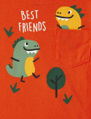 Baby And Toddler Boys Dino 2 In 1 Top