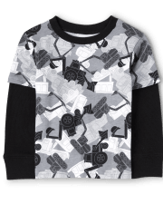 Baby And Toddler Boys Construction 2 In 1 Top