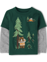 Baby And Toddler Boys Bear 2 In 1 Top